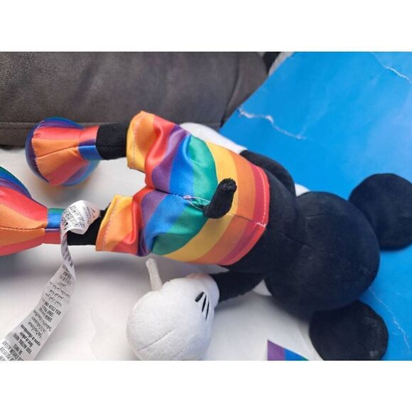 Disney Parks Mickey Mouse Plush – 14'' Pride Collection-Good Condition - Picture 5 of 5
